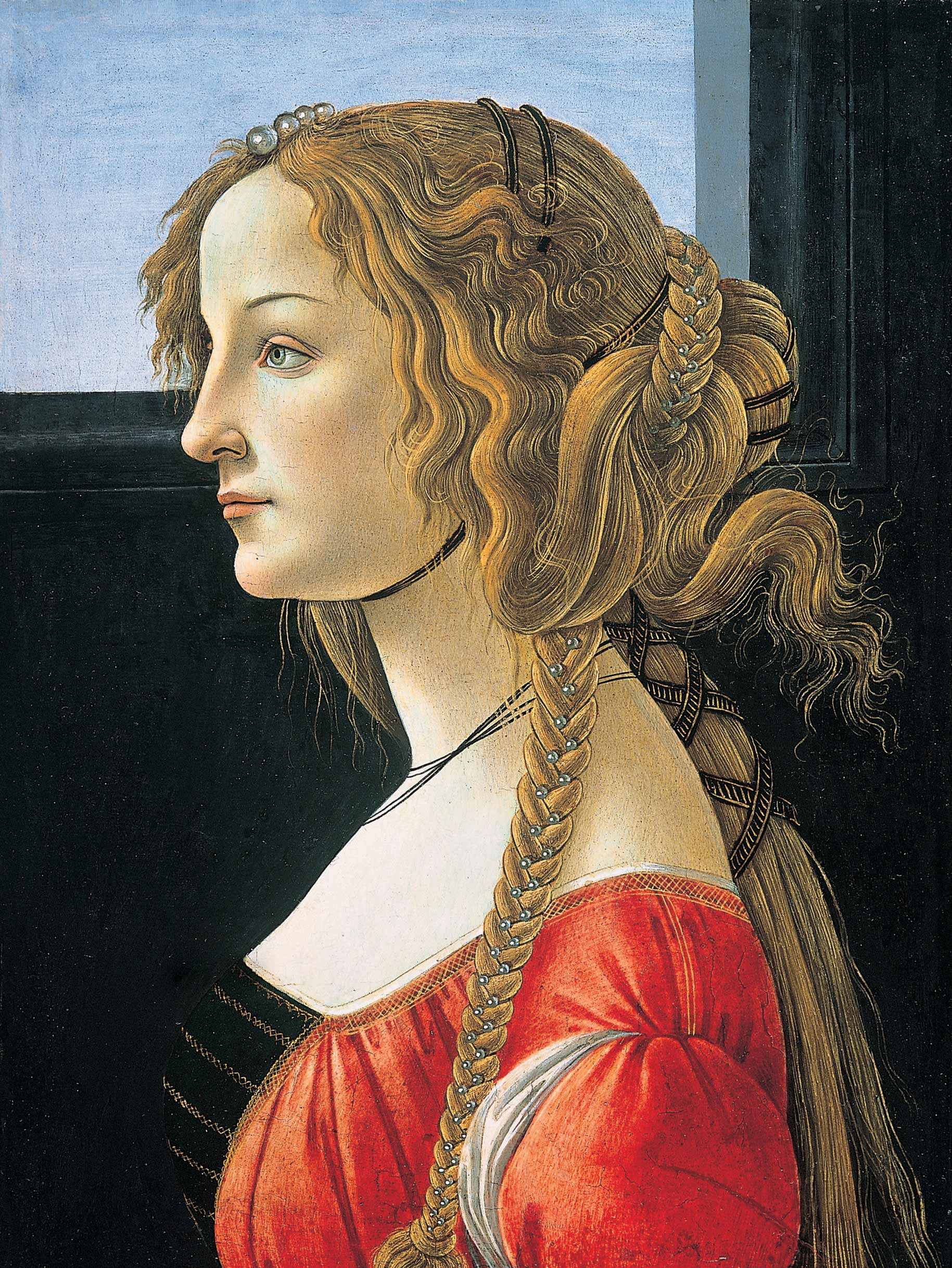 Portrait of a Young Woman, Sandro Botticelli