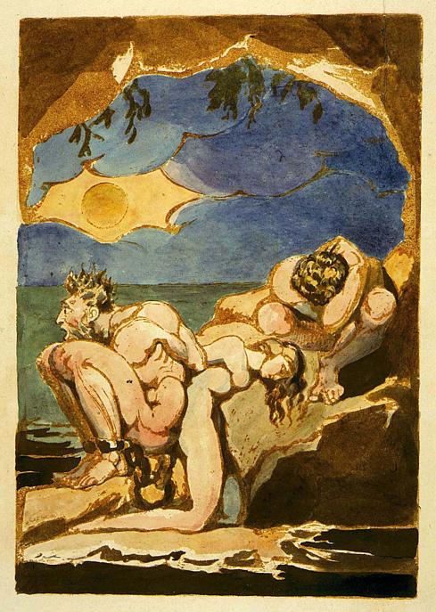 Visions of the Daughters of Albion, Plate 1, William Blake, 1793