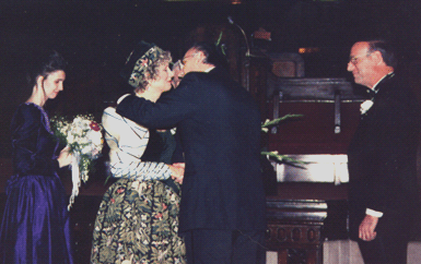 You may kiss the bride...